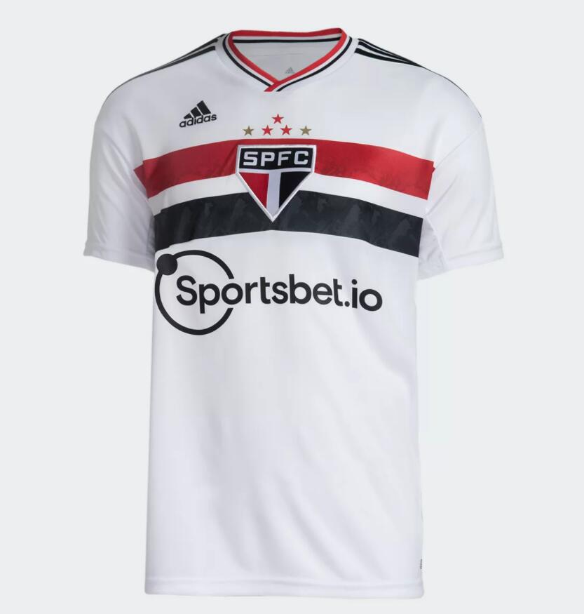 2022/23 Sao Paulo Home Kit Soccer Jersey